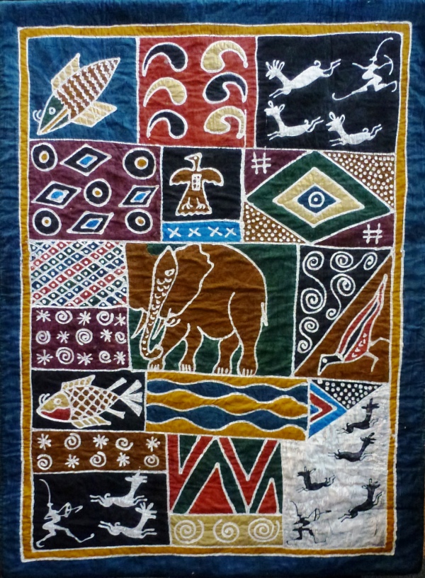 Second prize quilt: Out of Africa